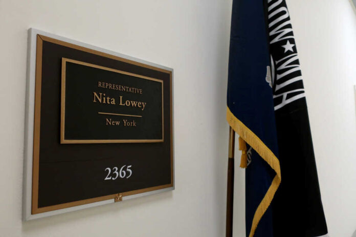 shutterstock_1382592788.jpg featured image Former Rep Nita Lowey's office plaque