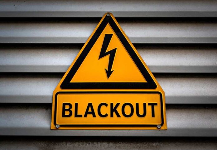 shutterstock_2206340991.jpg featured image Yellow blackout warning sign with lightning bolt symbol
