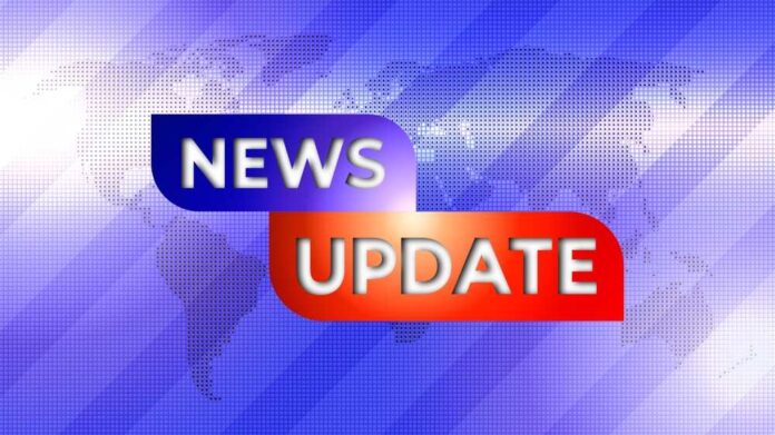 shutterstock_2238369395.jpg featured image News update graphic with world map background.