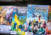 Fantastic Four comic books displayed on a shelf