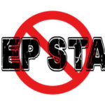 No Deep State text with prohibition symbol