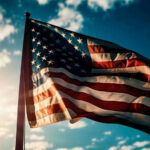 Trump’s New Order UNLEASHES U.S. Space Power – DETAILS American flag waving against a bright sky