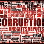 Democrat CORRUPTION Scandal Explodes (Video) Corruption-related word cloud, highlighting corruption, political, bribery