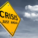 Speaker Johnson Bypassed — Healthcare Chaos Looms A yellow warning sign indicating a crisis ahead