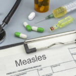 SHOCKING Measles Surge Continues to Expand Medical supplies including a stethoscope, syringes, and medication related to measles
