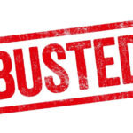 10 Tons In A Week — Huge Busts Red Busted stamp on white background