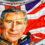 King Charles’ Big Move in Epstein Investigation Portrait of a royal figure on a British flag