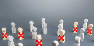 Wooden figures with red X marks, signifying eliminated individuals.