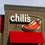 Chili's restaurant sign featuring a chili pepper logo