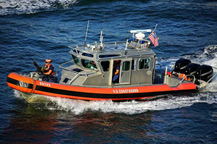 1174172665 U.S. Coast Guard boat on the water.