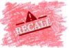 Ice Cream Recall SHOCKER: Metal Fragments Found! Recall alert with an exclamation mark on a red background