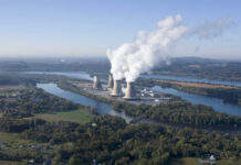 TRUMP Bets Big on Coal Comeback Aerial view of Three Mile Island