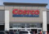NEW: Prices Drop at Costco Exterior view of a Costco Wholesale store with a clear blue sky