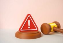 Track Meet Turns Deadly — Verdict Stuns Leftists A red warning sign next to a legal gavel on a light background