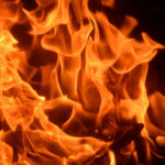 VIDEO: Blazing Inferno Forces Wine Country Evacuation Close-up of vibrant flames with an orange glow