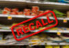 Allergy Time Bomb In Cookie Aisle? Recall notice over grocery store shelves.