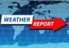 Forecast Whiplash: Who Do We Trust? Aerial view of a swirling hurricane over the ocean
