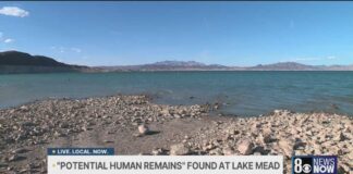 Woman, friends discover potential human remains at Lake Mead in Las Vegas