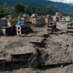 Wall of mud and debris floods communities in Nepal and Tibet