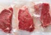 Beef Crunch Slams Consumers — Plants Axed Three vacuum sealed steaks on a white surface
