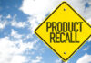 Food Inspection Dodge Sparks Massive Recall Yellow product recall sign against cloudy sky