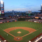 Baseball game at Citizens Bank Park, Philadelphia Phillies stadium.