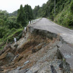 VIDEO: Wall Of Mud Strikes – Thousands Dead or Missing Road partially collapsed due to a landslide.