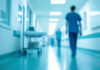 Doctors Stunned: Fat Plummets with THIS? Blurred hospital corridor with medical staff walking