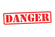 SHOCKER: Trump’s Life Threatened Red danger stamp on white background