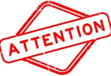 Novel Discovery Nabs Physics’ Top Prize Red attention sign with the word 'ATTENTION' in bold letters